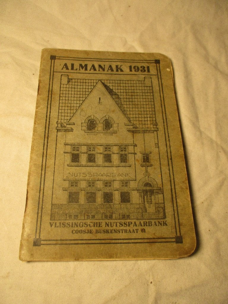 Almanak 1931 boekje, Ophalen of Verzenden, Gelezen