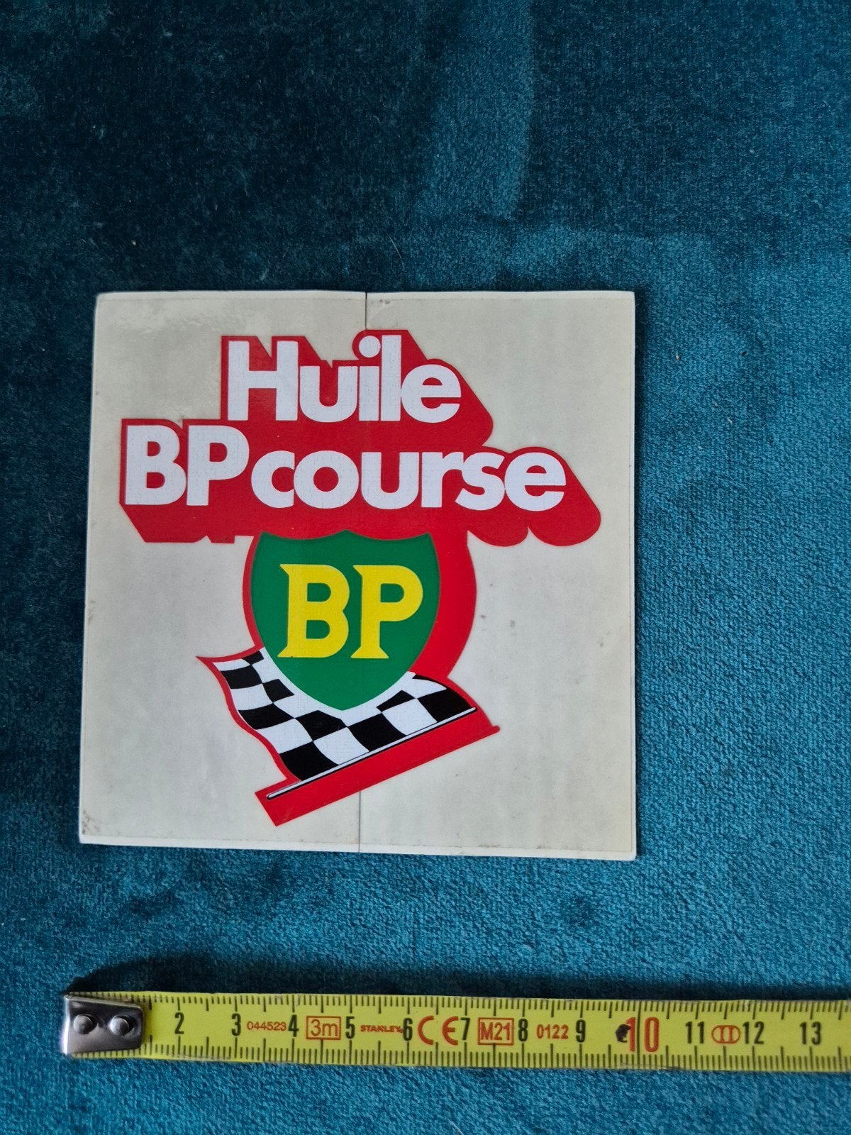 Sticker Huile BP course, Ophalen of Verzenden, Zo goed als nieuw