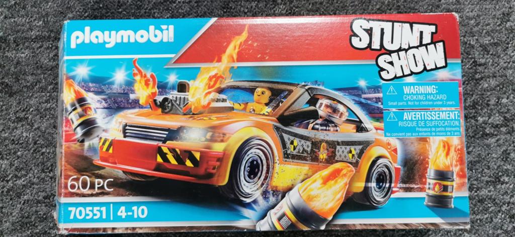 Playmobil Stunt Show Crashcar 70551, Kinderen en Baby's, Speelgoed | Playmobil, Ophalen of Verzenden, Zo goed als nieuw