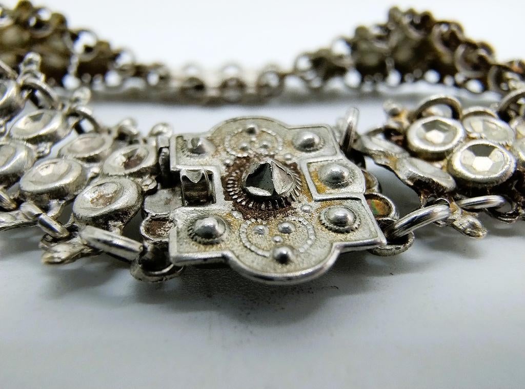Friese zilveren klederdracht armband, Verzenden, Zilver, Armband