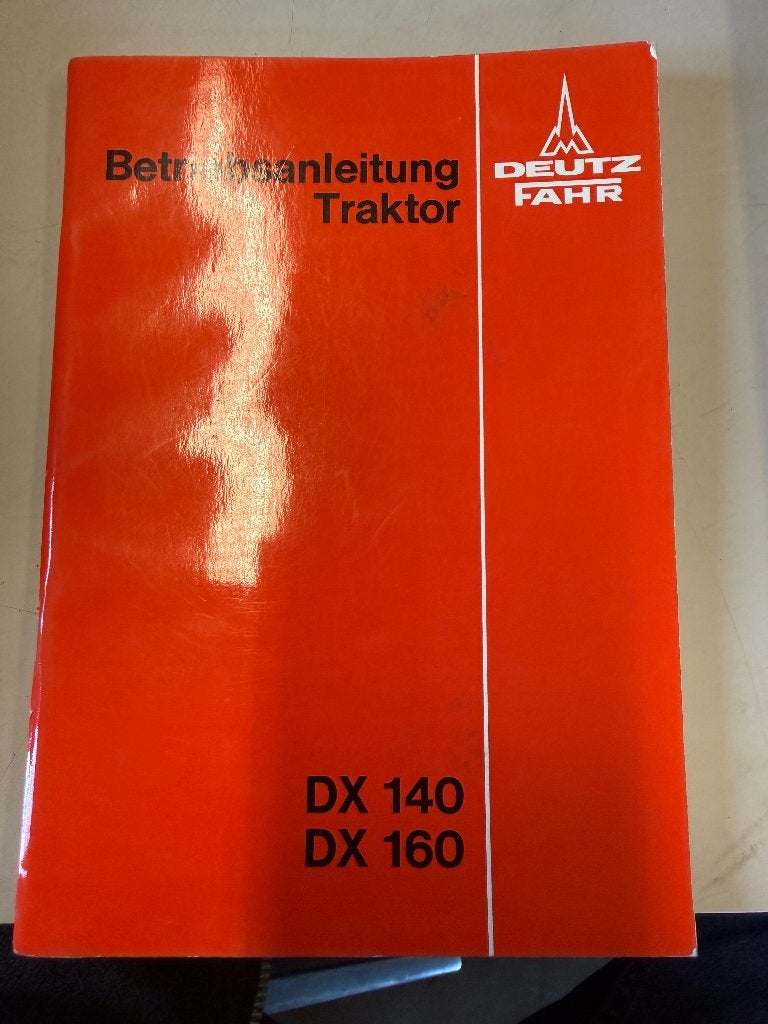 Handleiding deutz dx 140/dx160, Ophalen of Verzenden, Gelezen