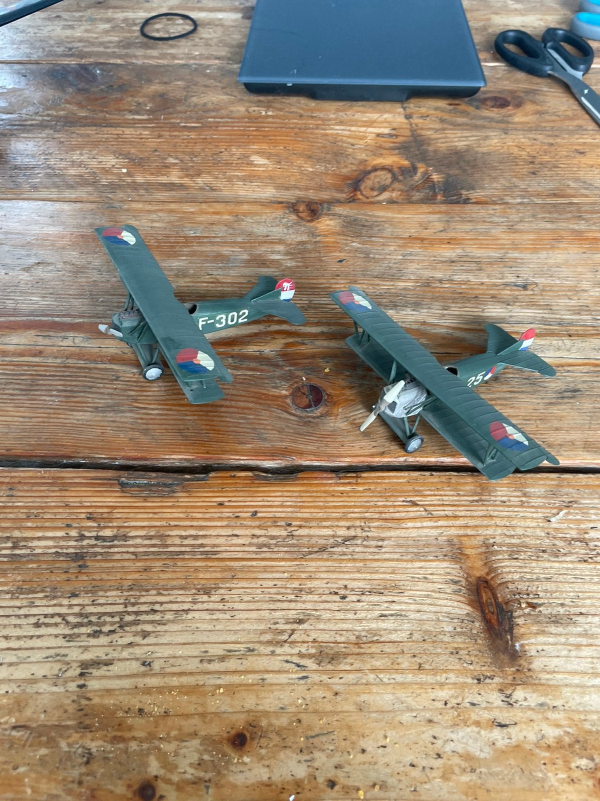 2x 1/72 Fokker D-7 LVA Luchtmacht Klu vliegtuig dutch decal, Hobby en Vrije tijd, Modelbouw | Vliegtuigen en Helikopters, 1:72 tot 1:144
