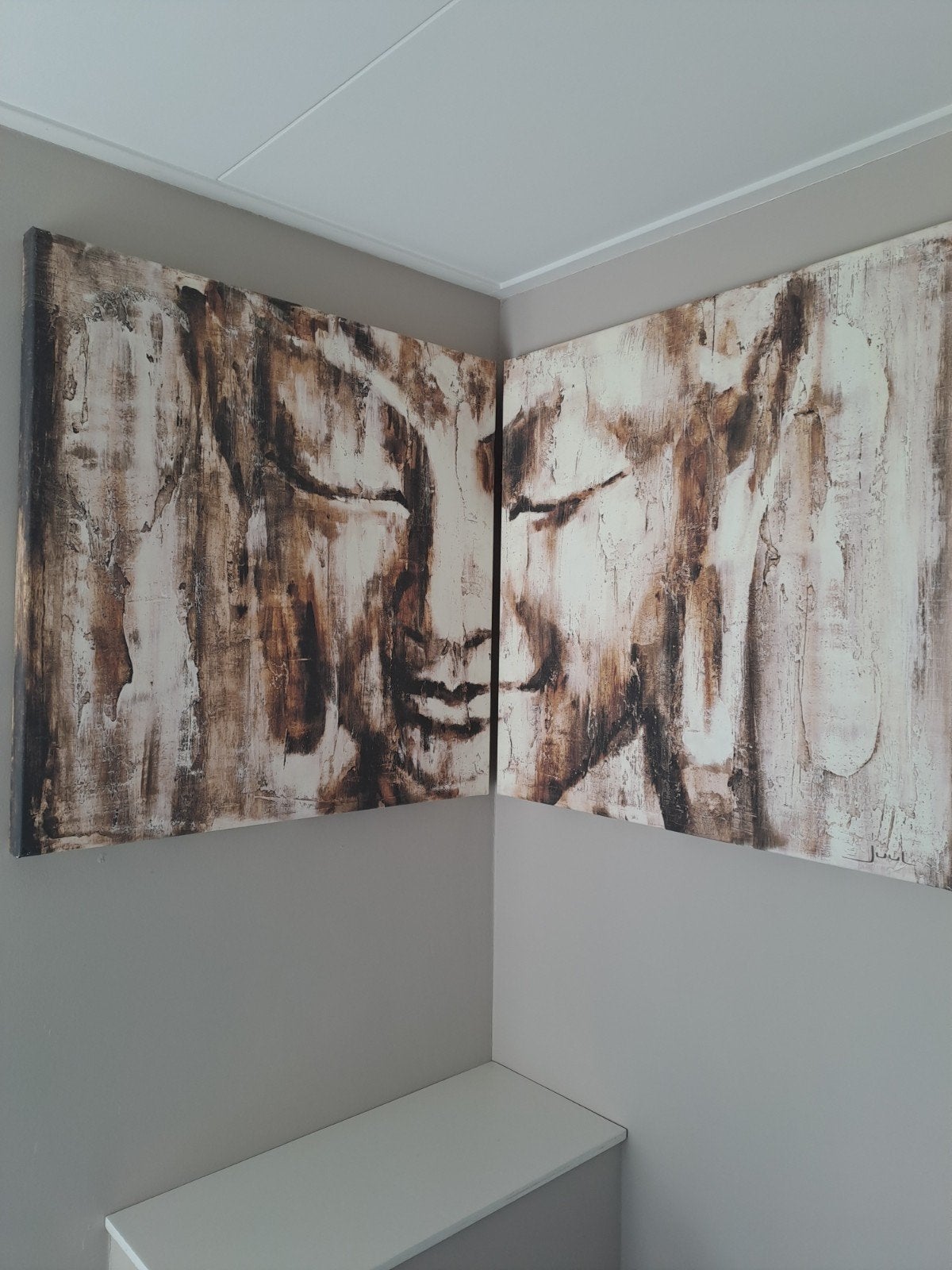 Schilderij boeddha van Juul Hoes, Antiek en Kunst, Ophalen