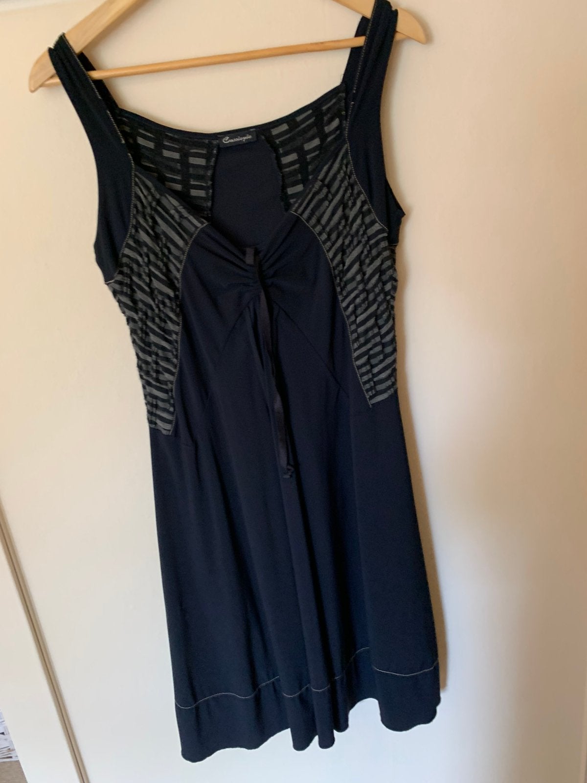 Cassiopee zomerjurkje  xl, Kleding | Dames, Zwart, Maat 42/44 (L), Ophalen of Verzenden, Gedragen