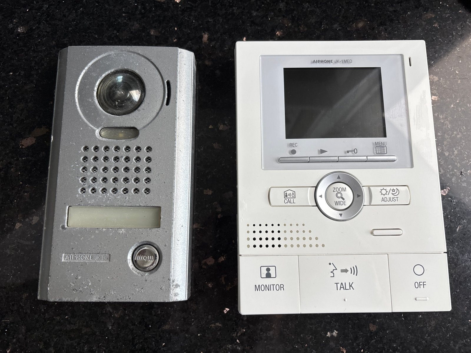 Aiphone JK-1MED Video Intercom Systeem, Ophalen of Verzenden, Gebruikt, Buitencamera