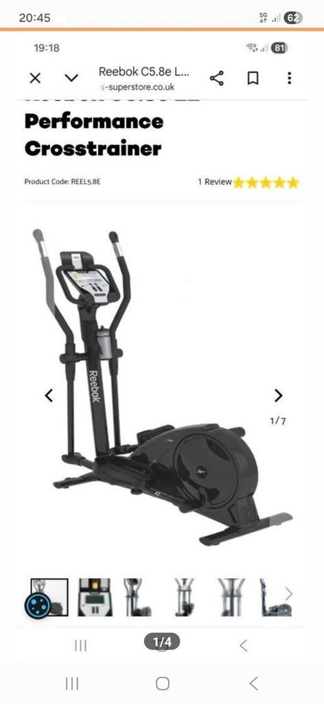 Reebok Crosstrainer c5.8e Limited Edition, Ophalen of Verzenden, Gebruikt, Crosstrainer
