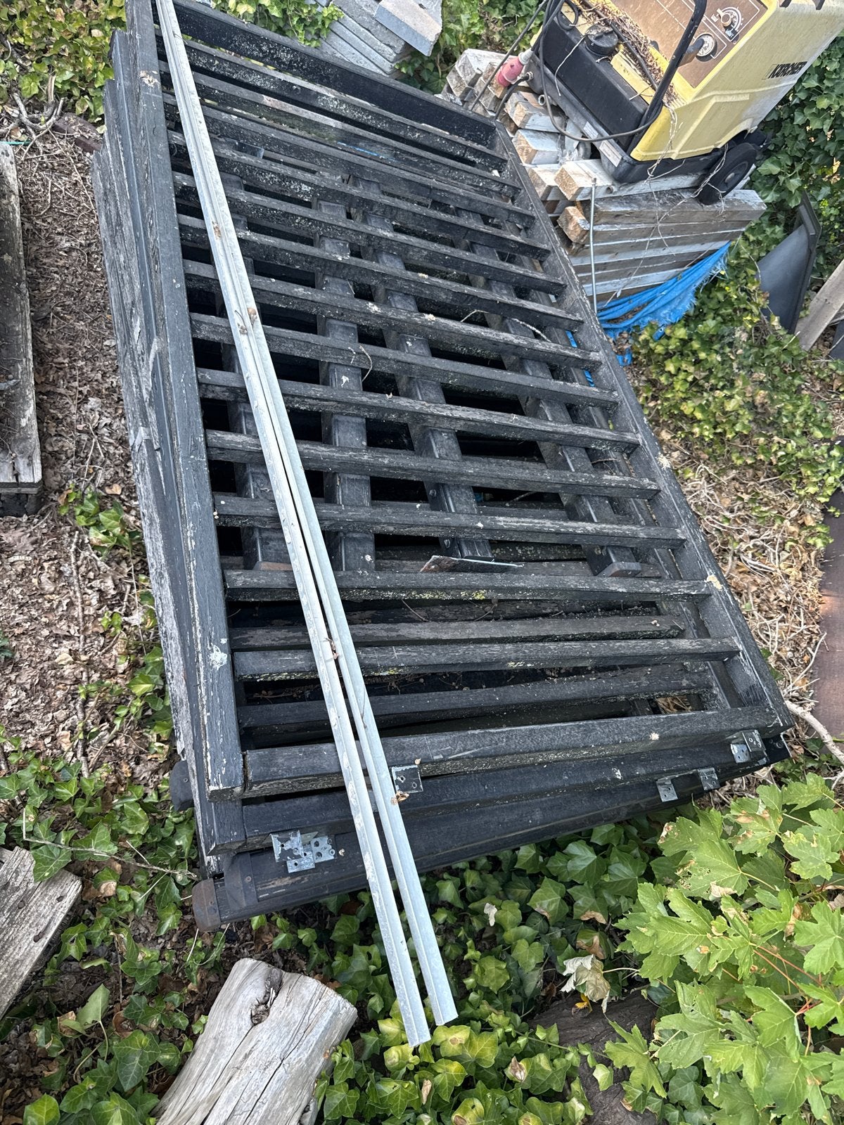 Hardhouten balustrade rekken - diverse lengtes, 109 cm hoog, Ophalen, Gebruikt, Minder dan 25 mm, Overige typen