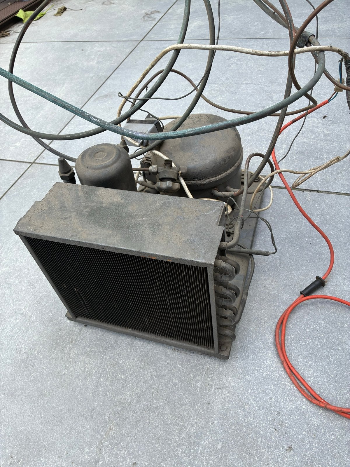 Koel unit airco koelcompressor Necchi  Amercoldtype 2233, Minder dan 60 m³, 3 snelheden of meer, Ophalen of Verzenden, Niet werkend