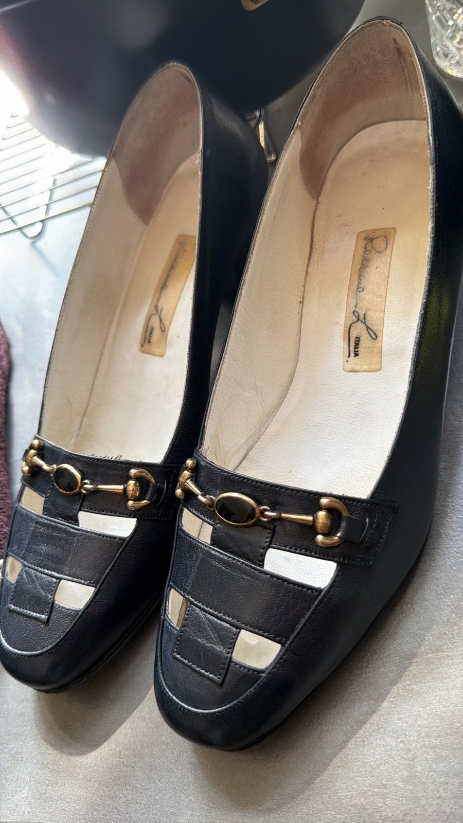 Elegante zwarte pumps Rossano Italia, Ophalen of Verzenden, Gedragen, Zwart, Pumps