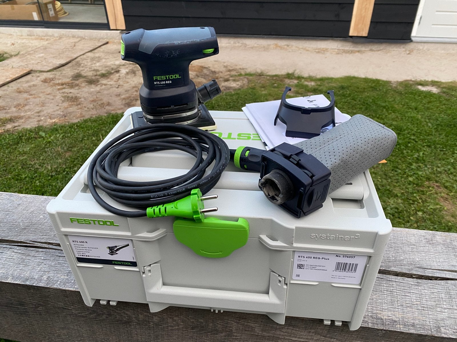 Festool RTS 400 REQ Schuurmachine, Ophalen of Verzenden, Zo goed als nieuw, Minder dan 600 watt, Vlakschuurmachine