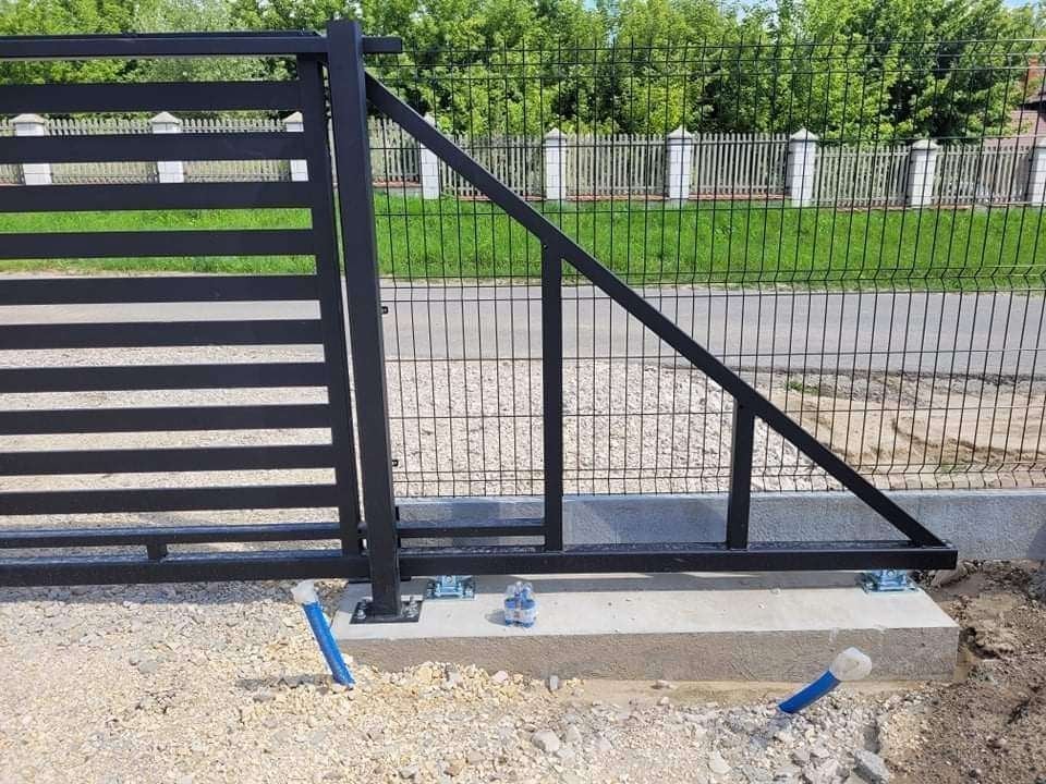 Nieuwe moderne schuifpoort 'Darwin' in 4m en 5m compleet!, Met poort, Nieuw, Ophalen of Verzenden, Tuinhek