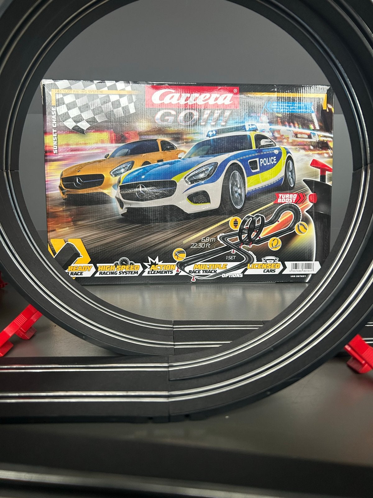 Carrera GO!!! Racebaan Sunset Chase met Looping, Racebaan, Carrera, Ophalen of Verzenden, Zo goed als nieuw