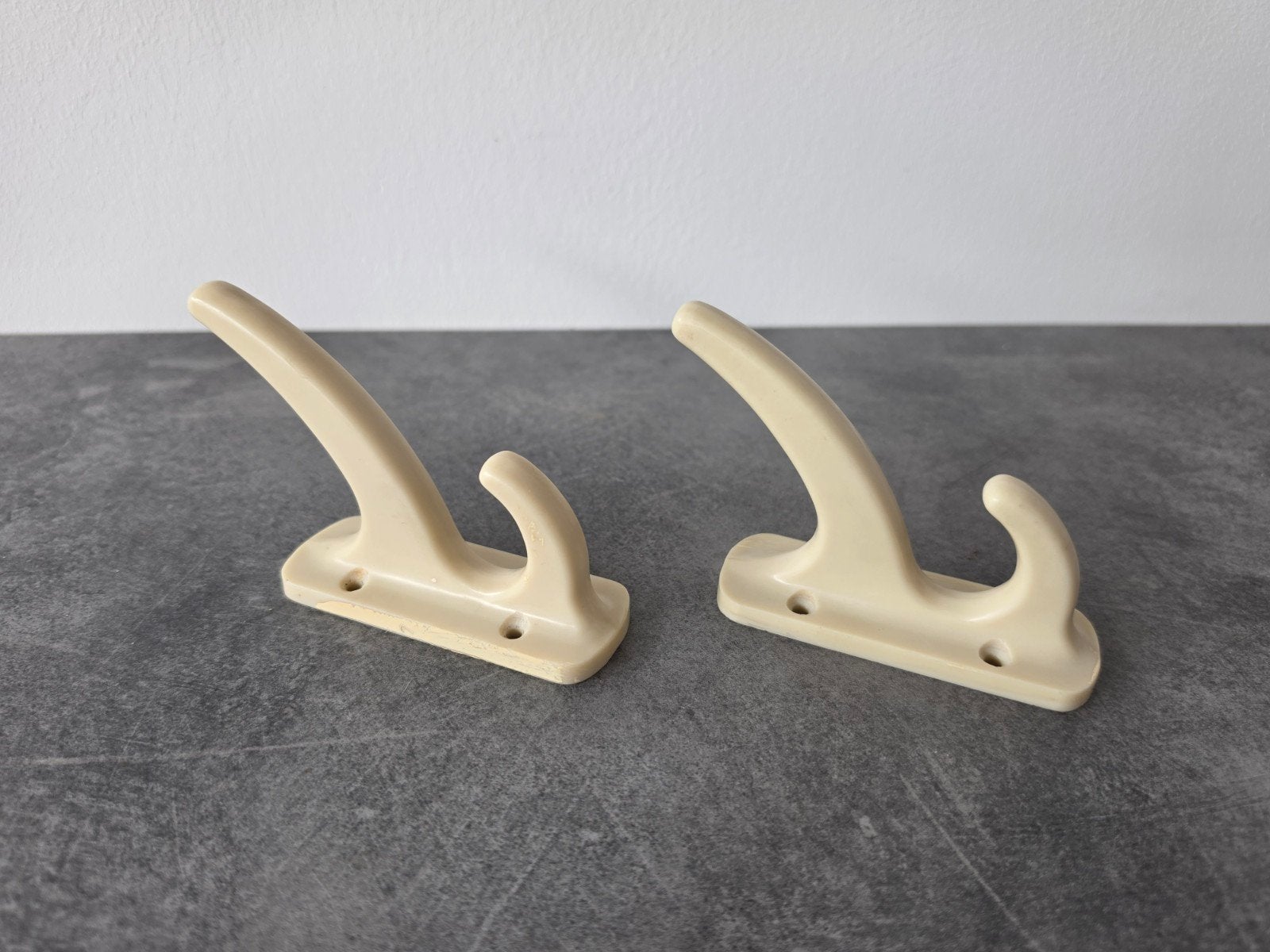 3x vintage kapstokhaak chroom/bakeliet, Ophalen of Verzenden, Minder dan 100 cm
