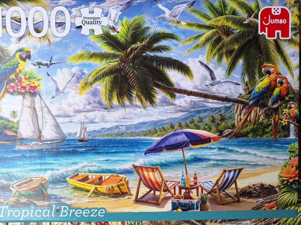 Tropical Breeze, Ophalen of Verzenden, 500 t/m 1500 stukjes, Zo goed als nieuw, Legpuzzel