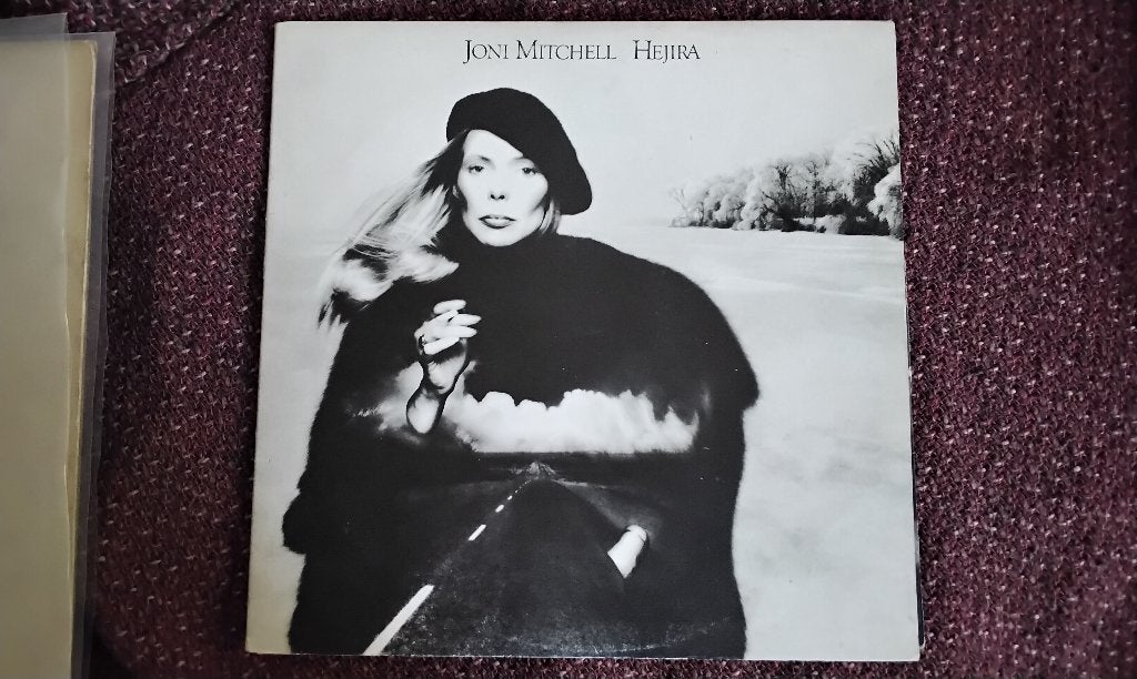 Joni Mitchell Hejira Folk Jazz Fusion Lp 1978, LP, Gebruikt, Bluesrock, Originele persing