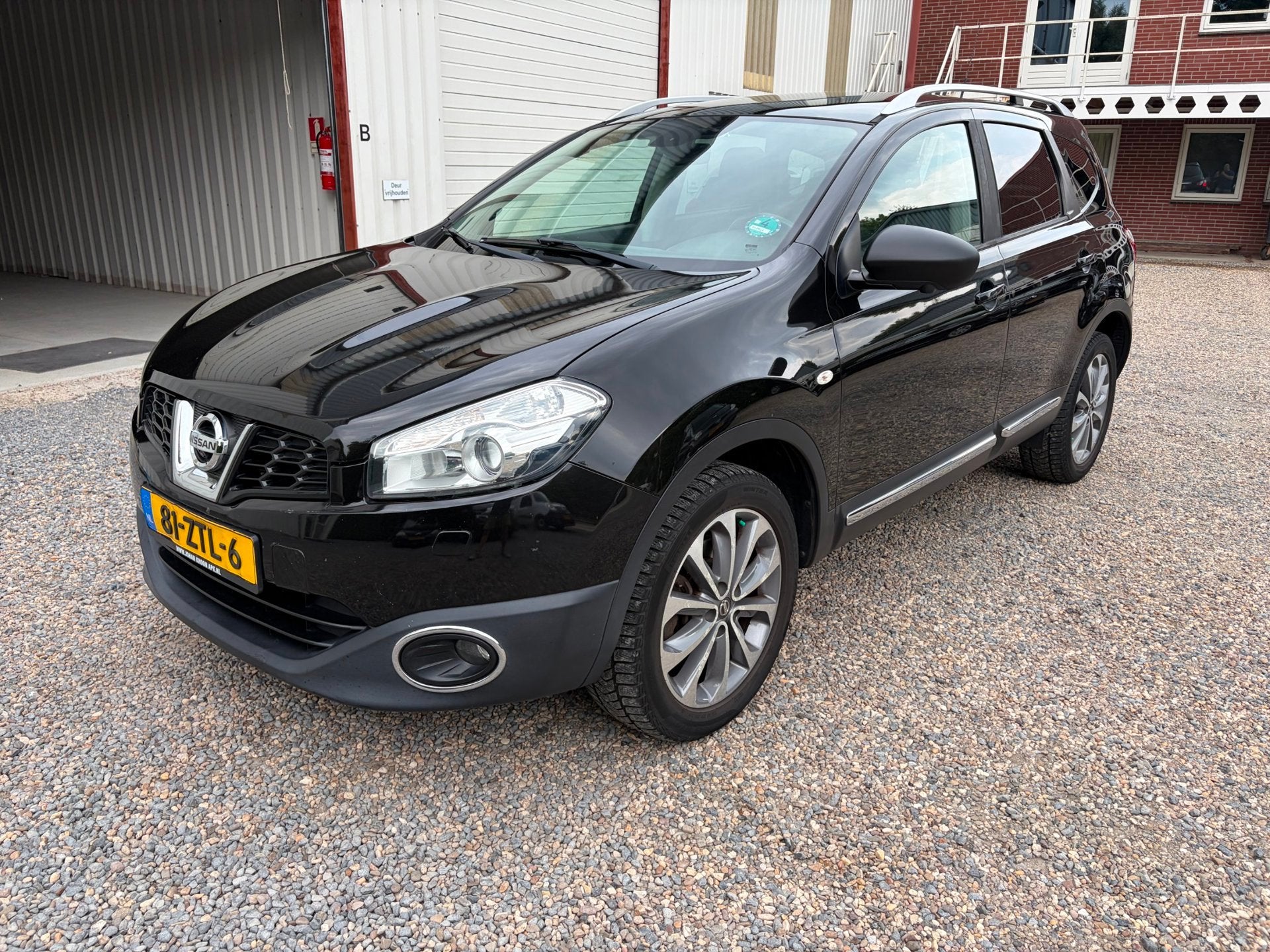 Nissan Qashqai +2 2.0 Connect Edition 4WD 7P Leer, Auto's, Automaat, Euro 5, Gebruikt, Zwart