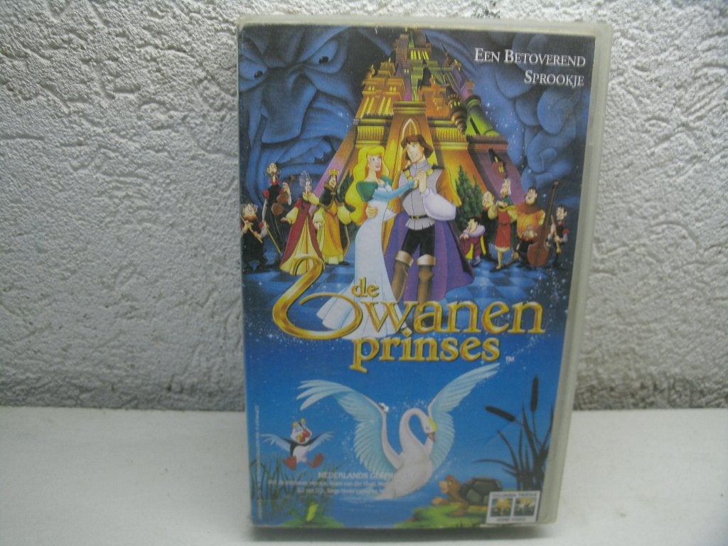 vhs 31a zwanen prinses, Cd's en Dvd's, VHS | Kinderen en Jeugd, Alle leeftijden, Ophalen of Verzenden, Zo goed als nieuw