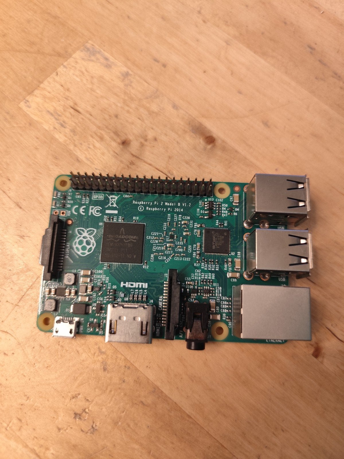 Raspberry Pi 2 Model B V1.2 - Microcontroller, Ophalen of Verzenden, Gebruikt