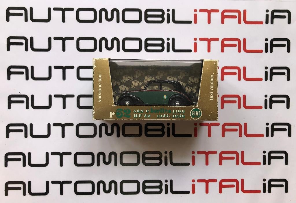 Fiat 508c Berlina 1100 versione taxi Milano Brumm R 62, Hobby en Vrije tijd, Modelauto's | 1:43, Ophalen of Verzenden, Nieuw, Auto