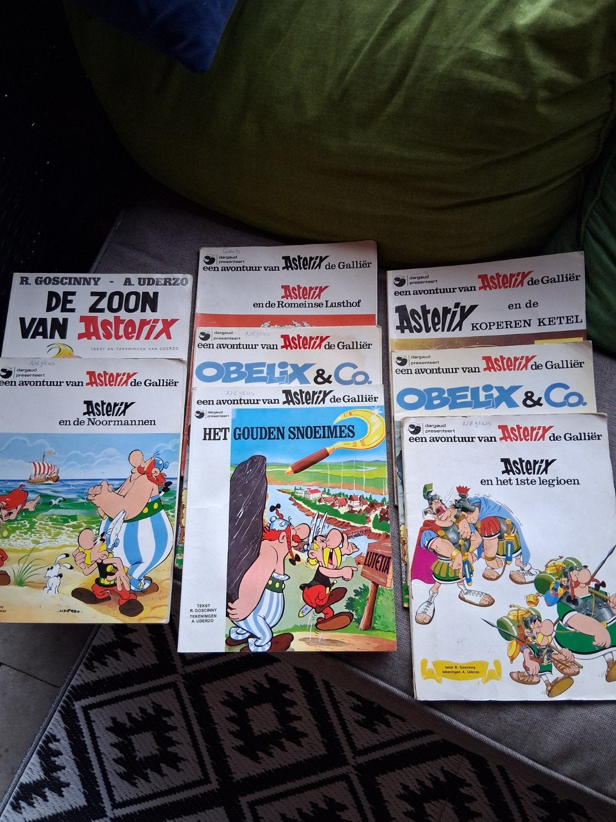 8 stripboeken van Asterix en Obelix, Boeken, Meerdere stripboeken, Ophalen of Verzenden, Gelezen