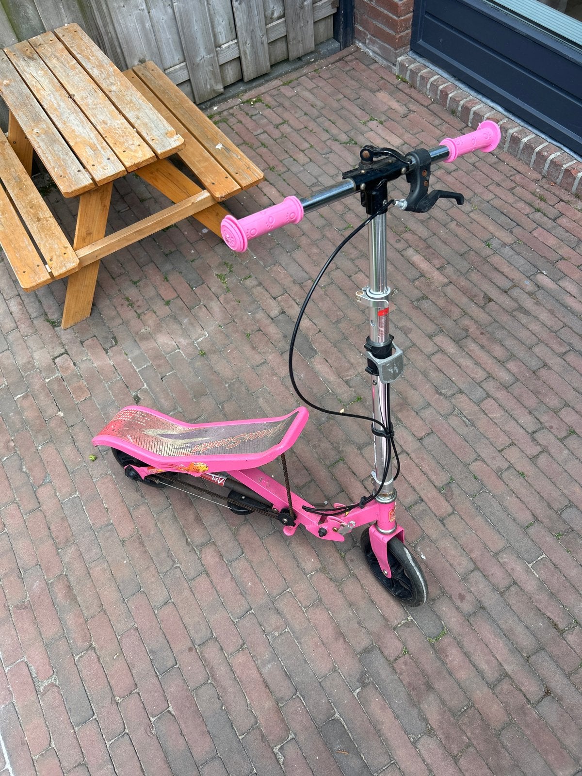 Roze space scooter, Fietsen en Brommers, Steps, Gebruikt, Gewone step, Ophalen