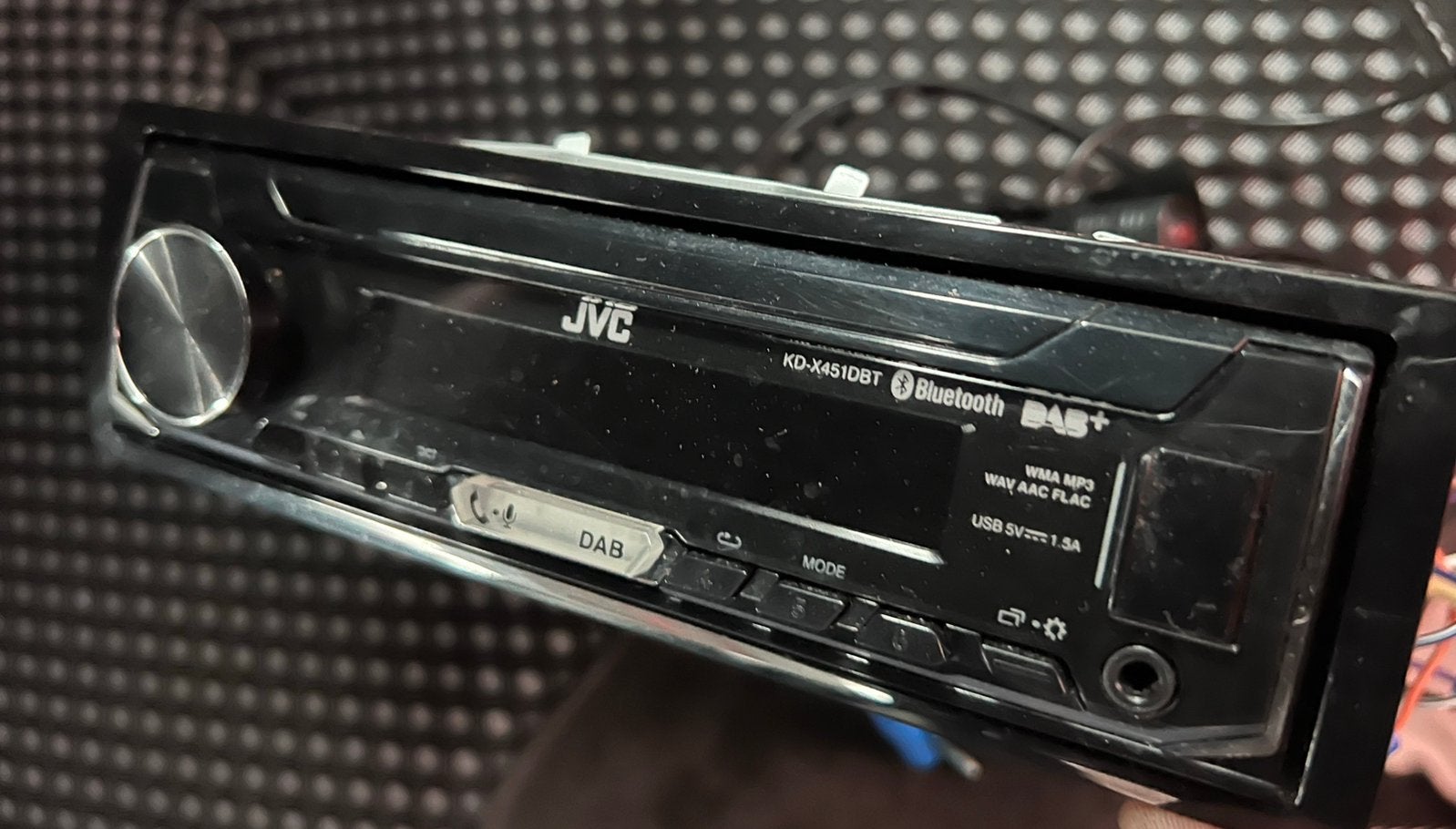 Jvc KD-X451DBT DAB Bluetooth carkit usb music via BT, Ophalen of Verzenden, Zo goed als nieuw
