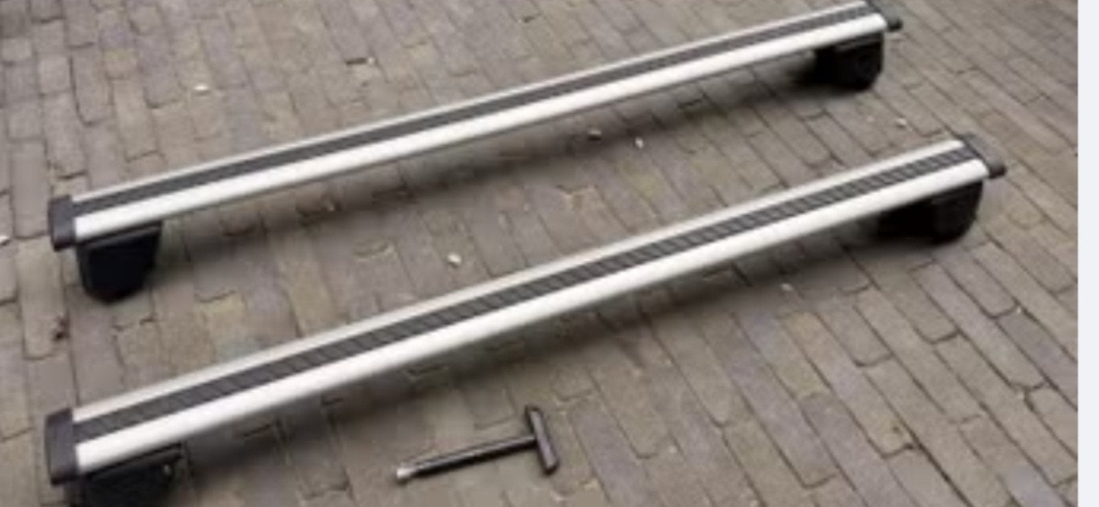 set originele dakdragers voor de Audi Q5 of S5, Auto diversen, Ophalen, Gebruikt