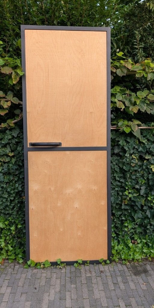 staal  industriele deur, staldeur, Ophalen, 80 tot 100 cm, 215 cm of meer, Metaal