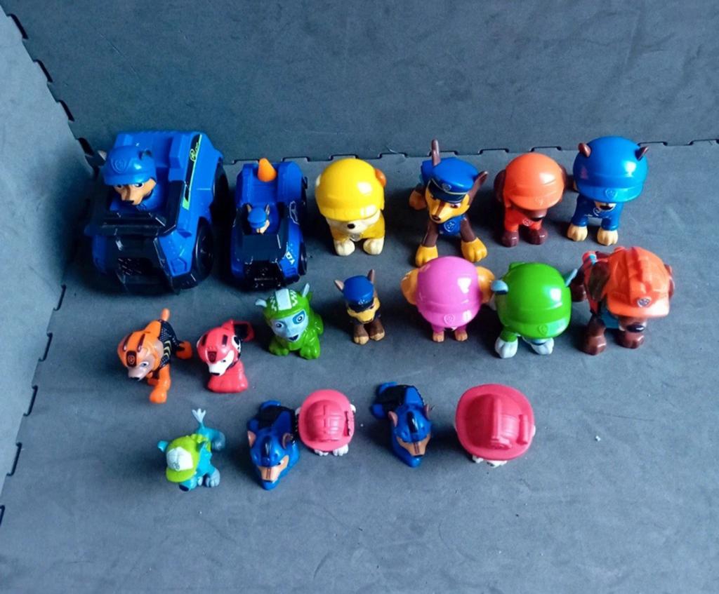 Paw Patrol poppetjes en voertuigen, Kinderen en Baby's, Speelgoed | Actiefiguren, Gebruikt, ., Paw Patrol, Ophalen of Verzenden
