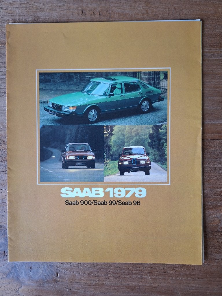 Saab folder brochure uit 1979, Boeken, Ophalen of Verzenden, Gelezen, Overige merken