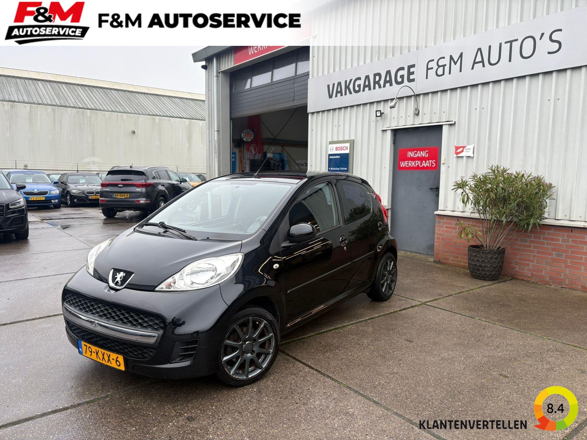 Peugeot 107 1.0-12V XS, Auto's, Euro 5, Stof, Gebruikt, 4 stoelen