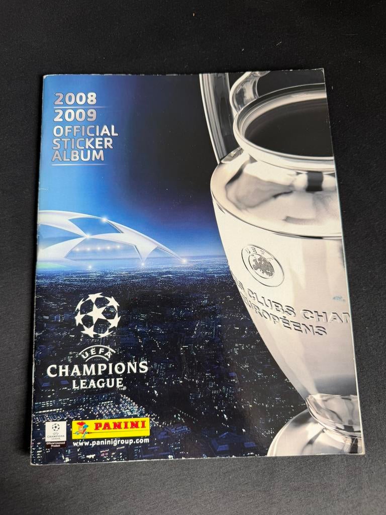 Champions League 2008/2009 Panini album, Ophalen of Verzenden, Zo goed als nieuw, Plaatjesalbum
