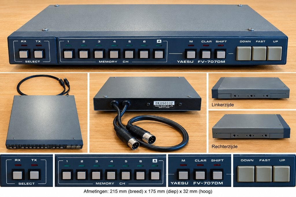 Yaesu FV-707DM digitaal vfo, Ophalen of Verzenden, Gebruikt, Zender en Ontvanger