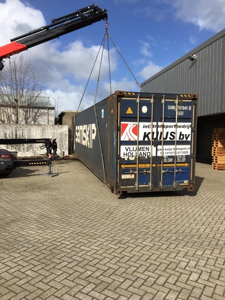 Gebruikte container 45 FT HC PW OT voor opslag of stalling, Stalling, 4 paarden of pony's of meer