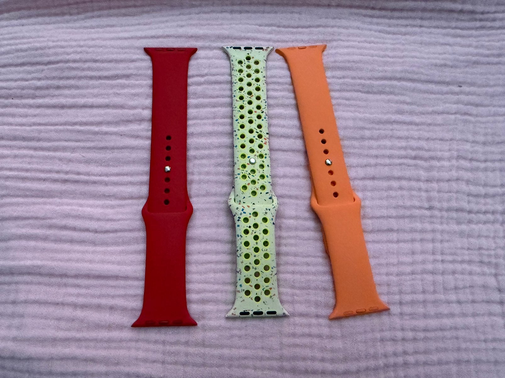 Apple Watch sport bandjes silliconen en loop, Ophalen, Zo goed als nieuw, IOS