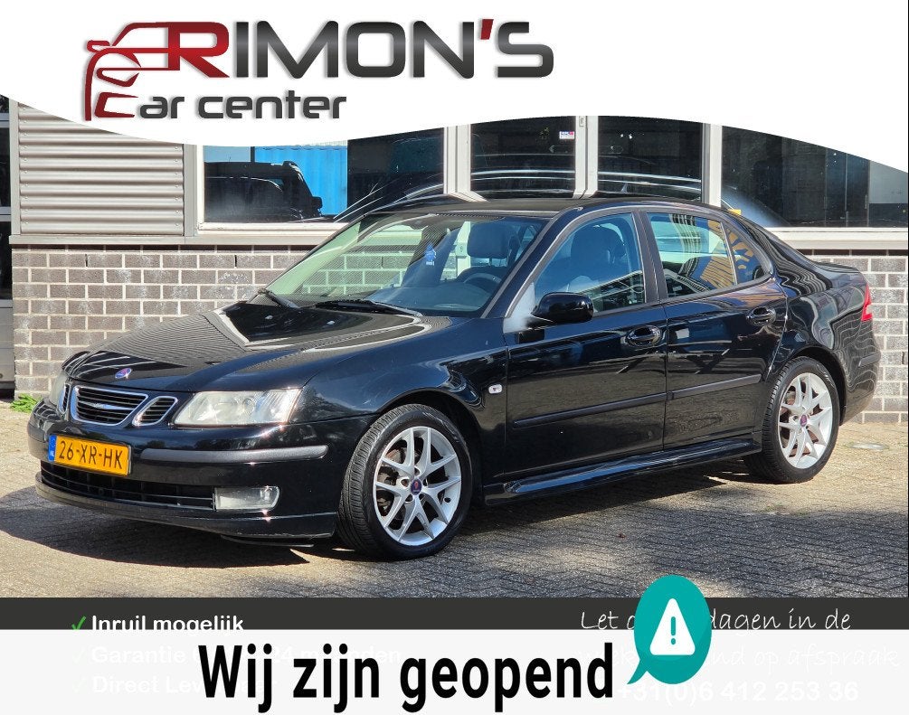 Saab 9-3 Sport Sedan 1.8t Linear Automaat Leder Apk 09-2027, Auto's, 1998 cc, Gebruikt, 4 cilinders, 150 pk