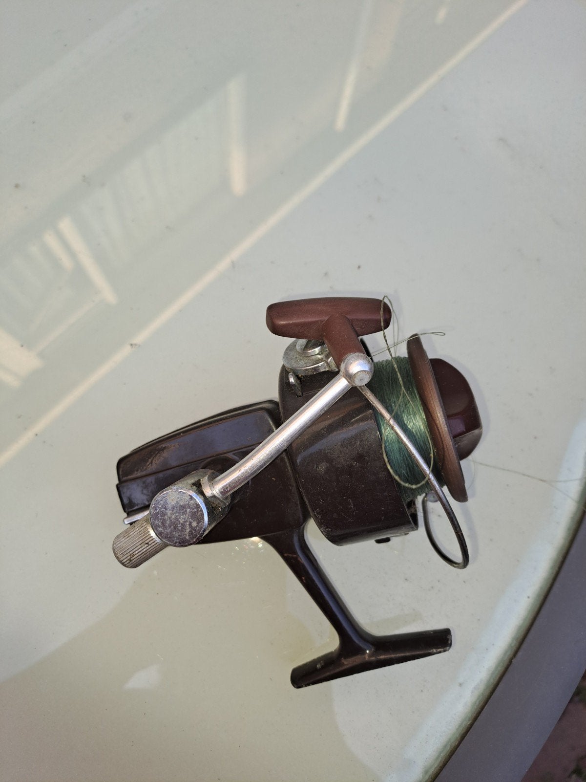 Daiwa 7600 Vismolen - Vintage en Functioneel, Watersport en Boten, Ophalen of Verzenden, Gebruikt, Molen