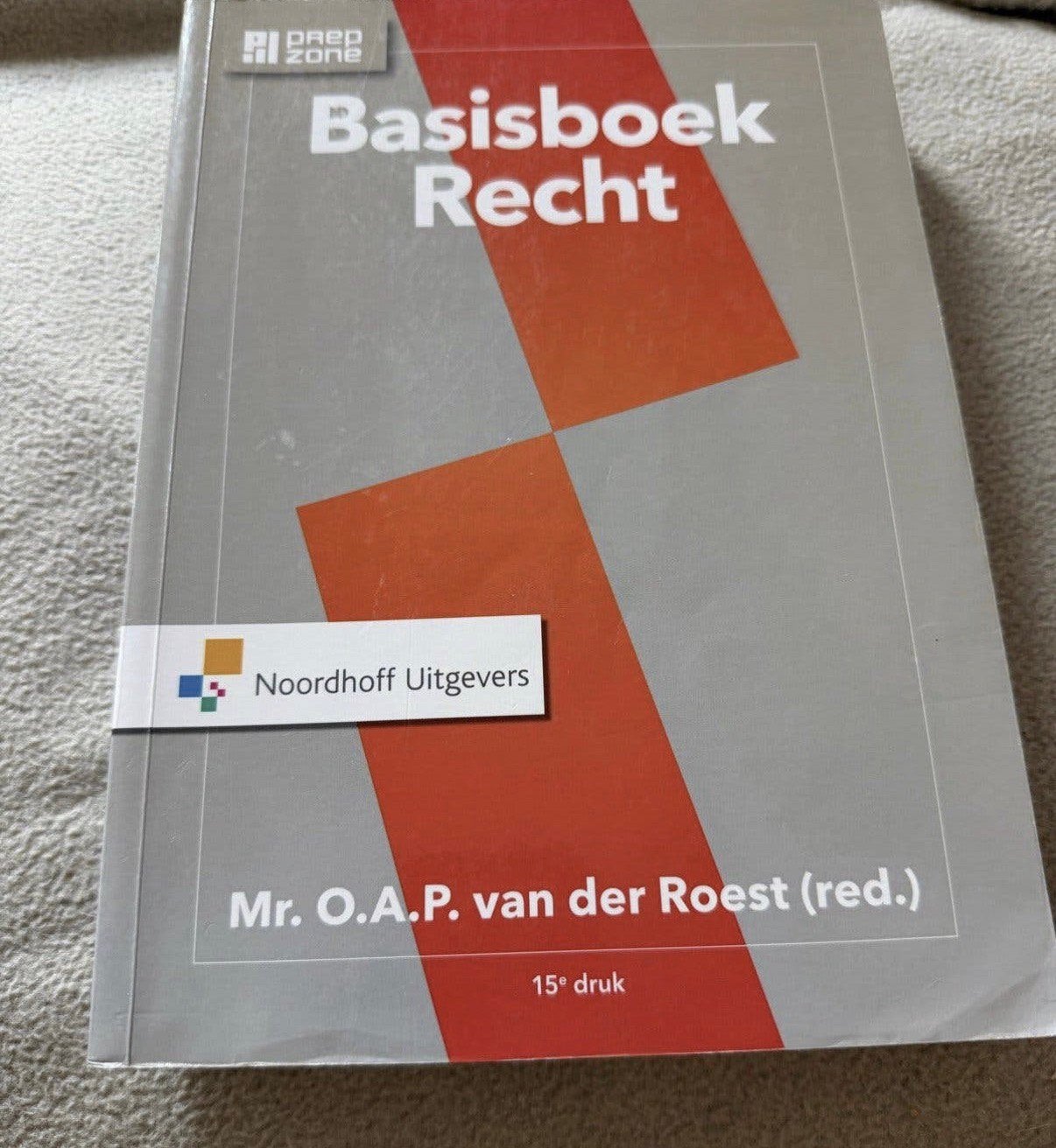 Basisboek Recht,, Ophalen of Verzenden, Zo goed als nieuw, HBO