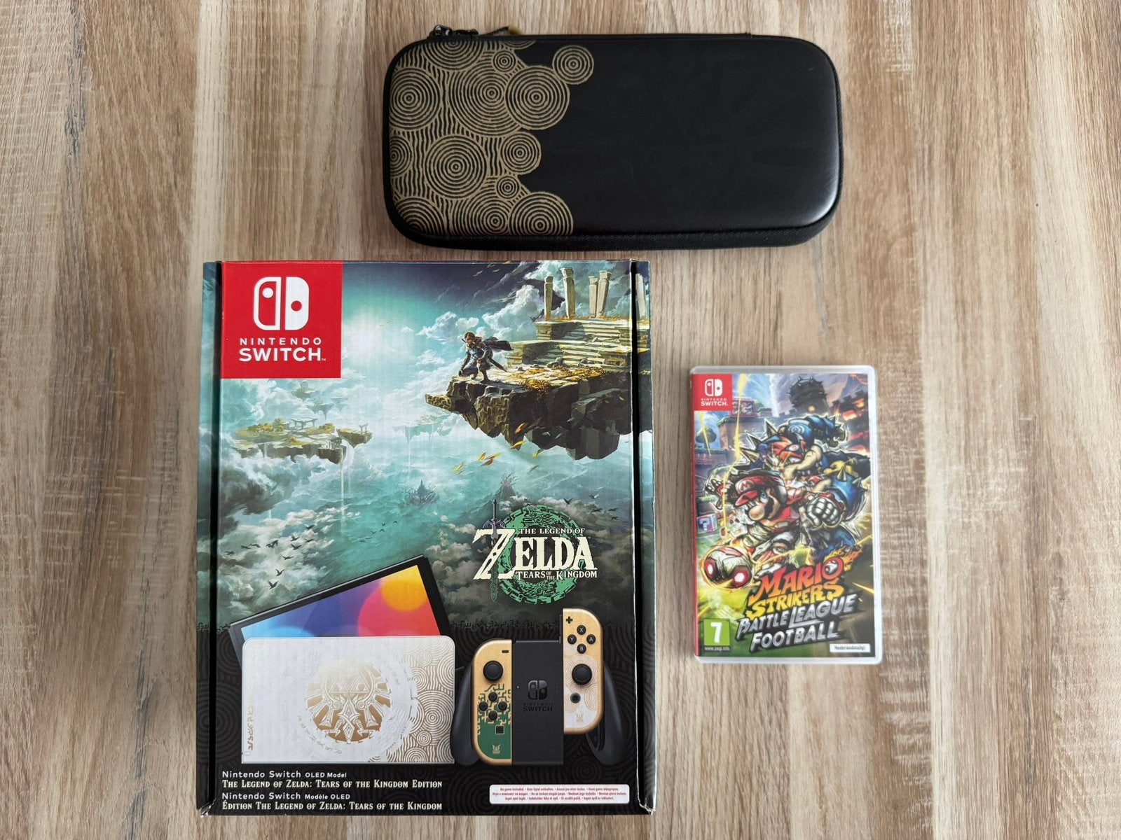 Nintendo Switch OLED Tears Of The Kingdom, Met games, Zo goed als nieuw, Met 1 controller, Switch OLED