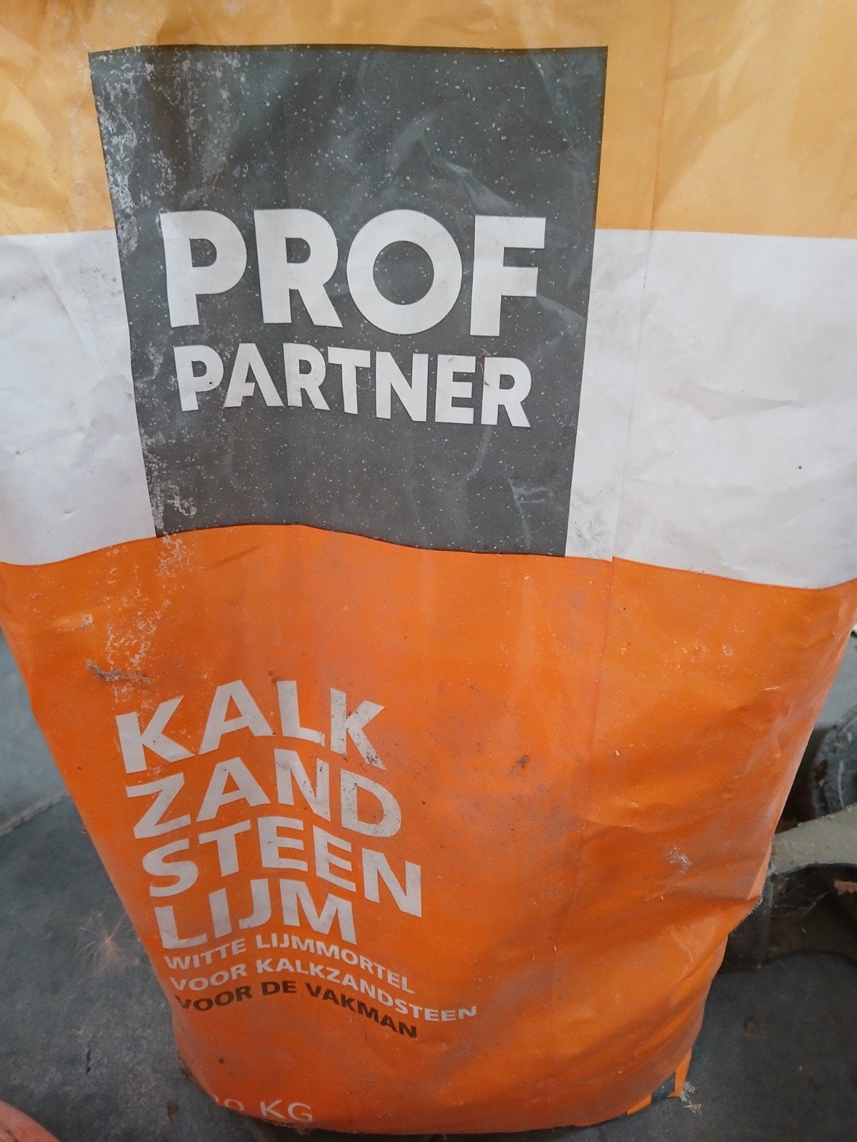 Prof Partner Kalkzandsteen Witte Lijmmortel 20kg, Ophalen, Nieuw