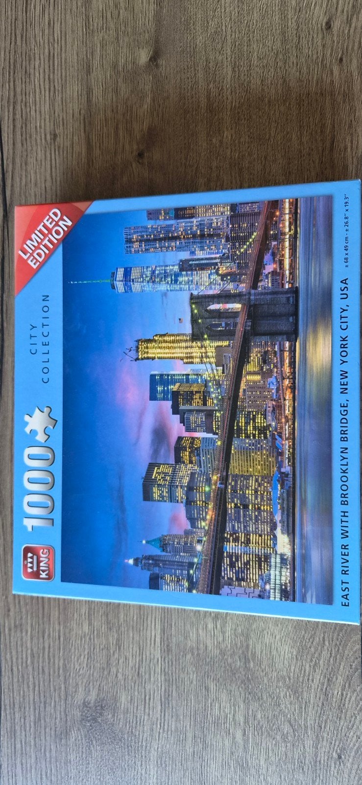 King puzzel, 1000 stukjes, Ophalen of Verzenden, 500 t/m 1500 stukjes, Nieuw, Legpuzzel