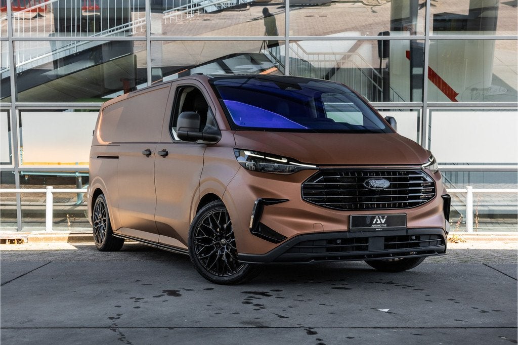 Ford Transit Custom 320 2.0 TDCI L2H1 | ACC | Blind Spot | C, Auto's, Bestelauto's, Gebruikt, 4 cilinders, 2800 kg, Zwart