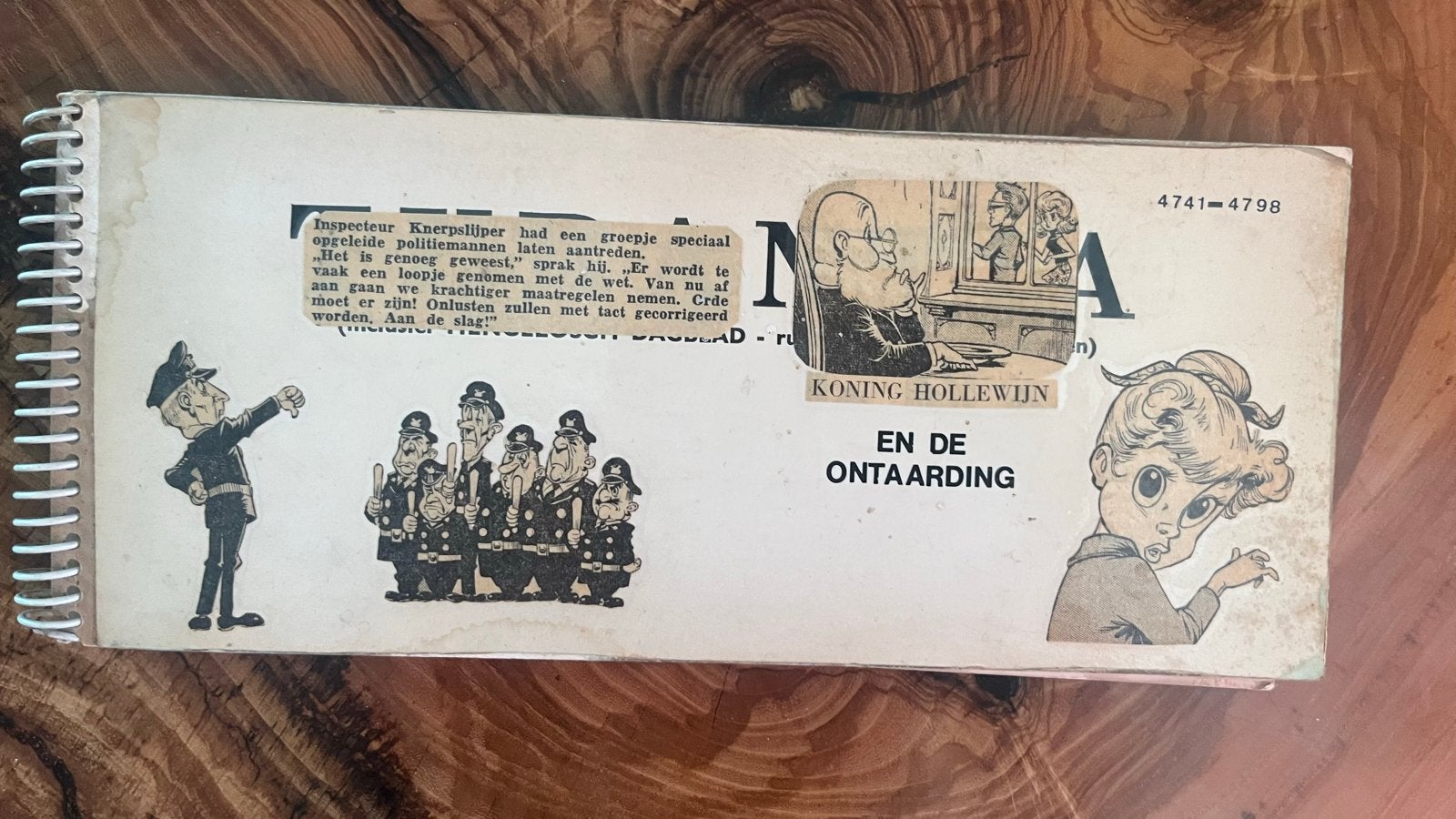 Koning Hollewijn en het filmwezen 1969 -compleet knipsel, Boeken, Stripboeken, Eén stripboek, Ophalen of Verzenden, Gelezen