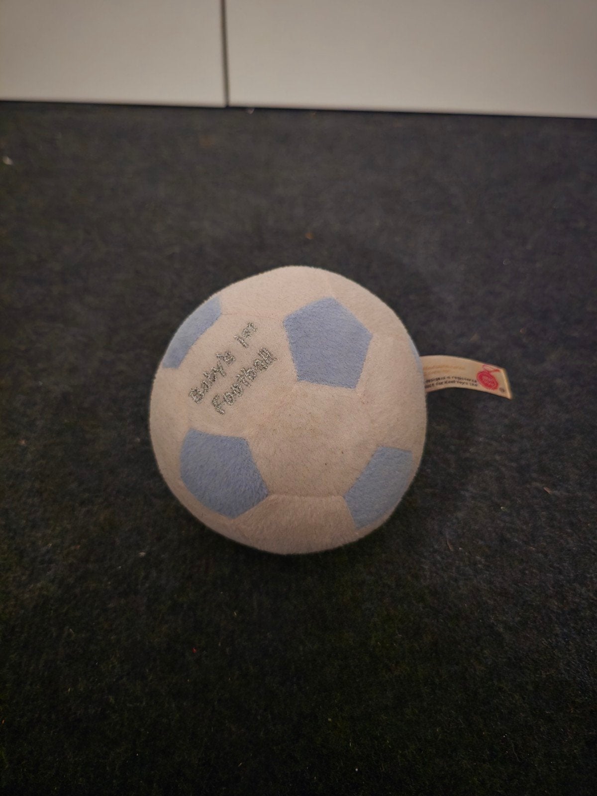 Baby's 1st Football - Zachte Pluche Voetbal, Ophalen of Verzenden, Zo goed als nieuw, Overige typen