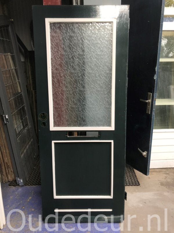 nr. v344 voordeur met mat glas