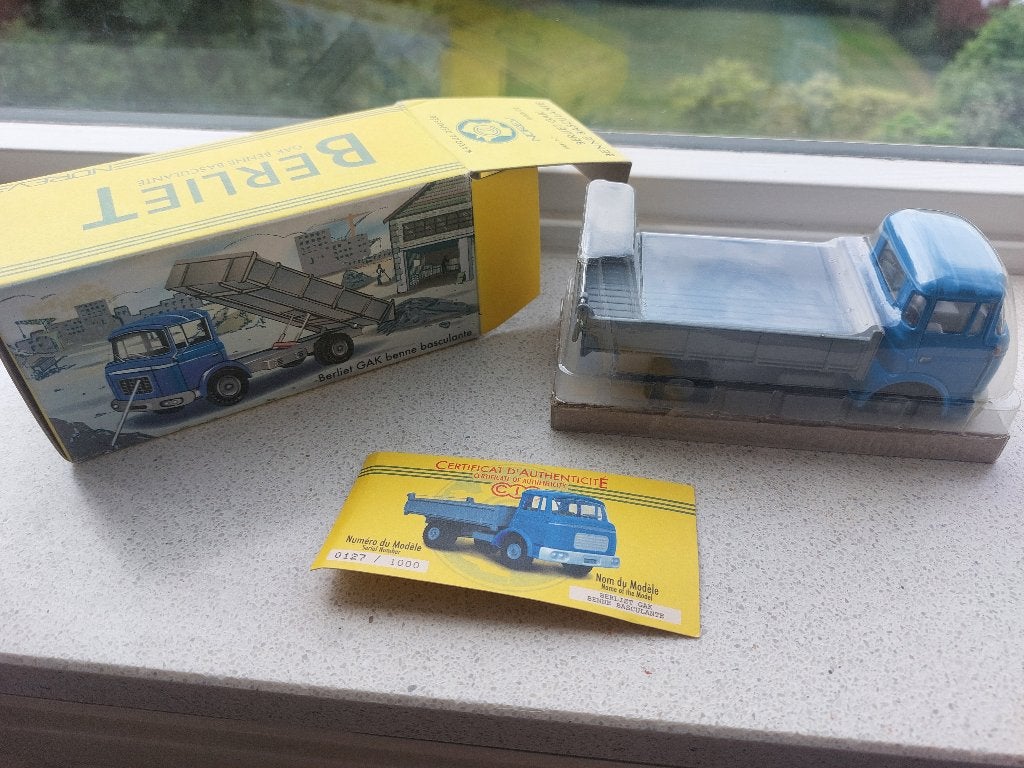 Berliet GAK kiepwagen Norev CIJ, Hobby en Vrije tijd, Ophalen of Verzenden, Nieuw, Auto