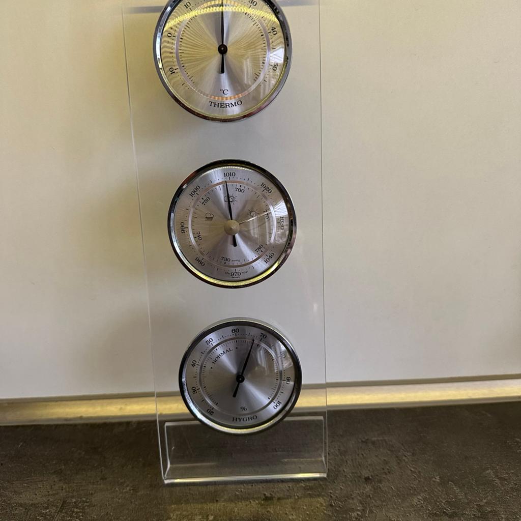 Weerstation met Barometer, Thermometer en Hygrometer, Audio, Tv en Foto, Weerstations en Barometers, Zo goed als nieuw, Weerstation