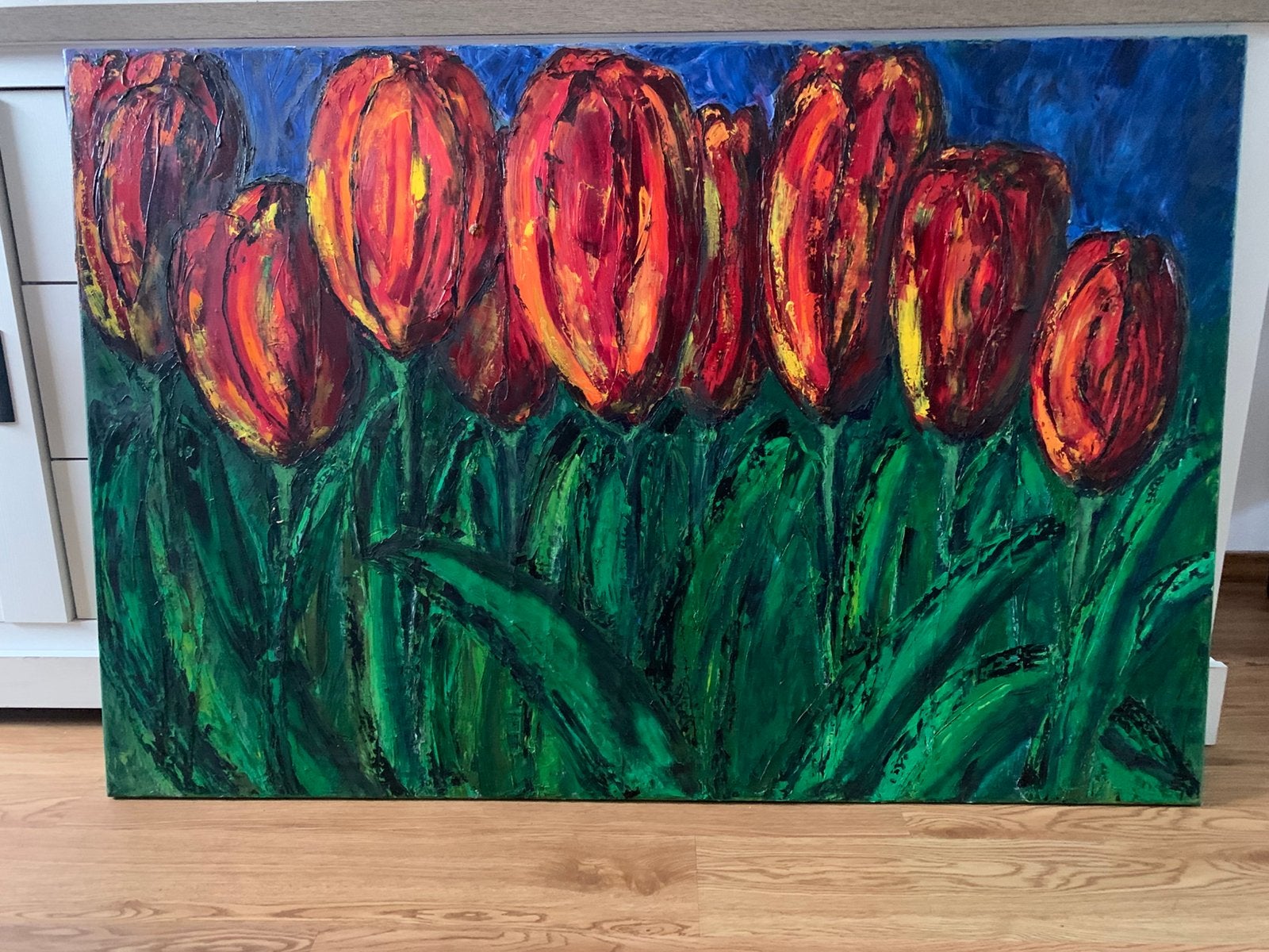Canvas schilderij, Ophalen