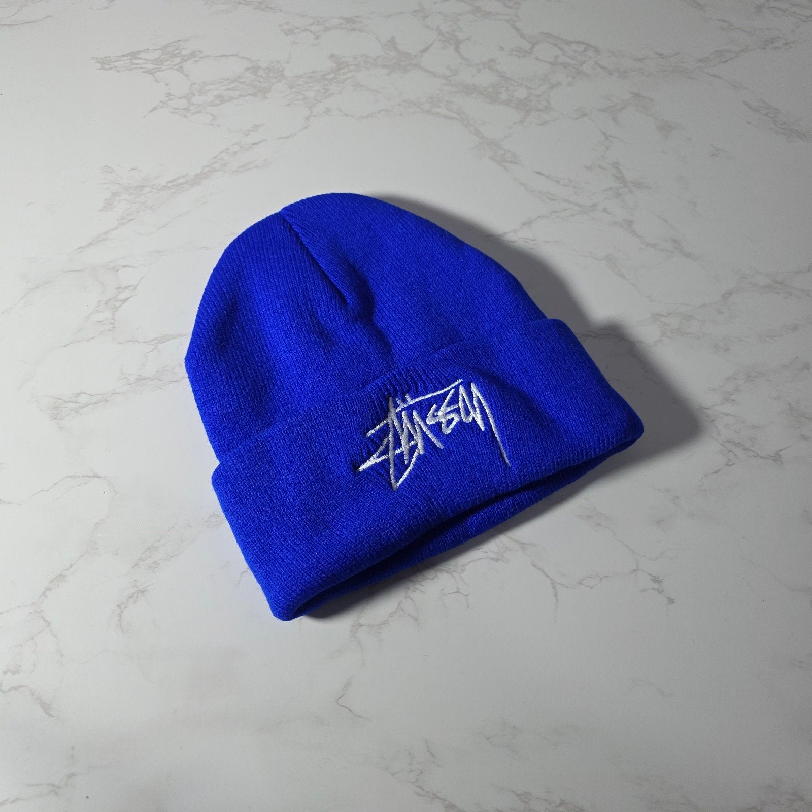 Stussy Muts Blauw, Ophalen of Verzenden, Nieuw, Overige maten, Muts