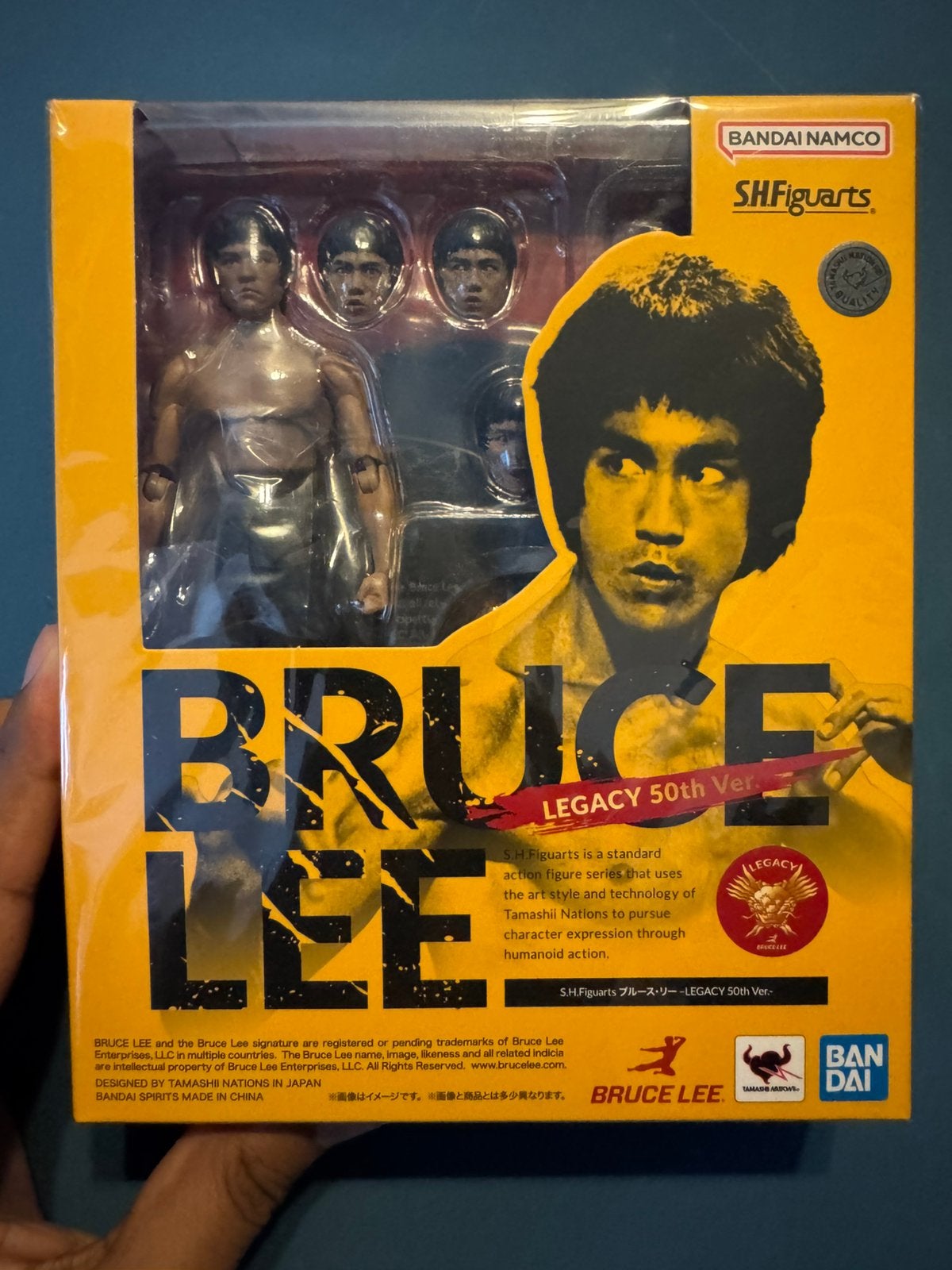 Bandai S.H.Figuarts – Bruce Lee LEGACY 50th Anniversary Ver., Ophalen of Verzenden, Nieuw